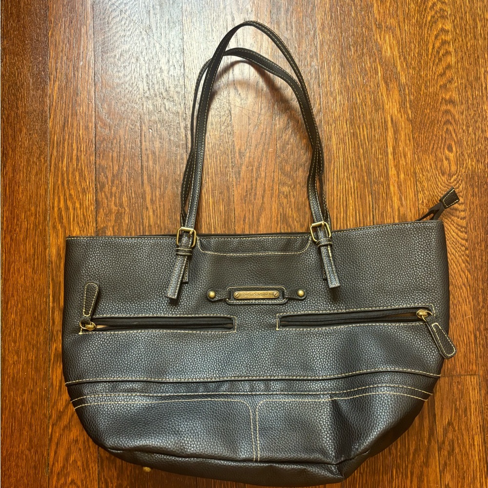Faux leather bag